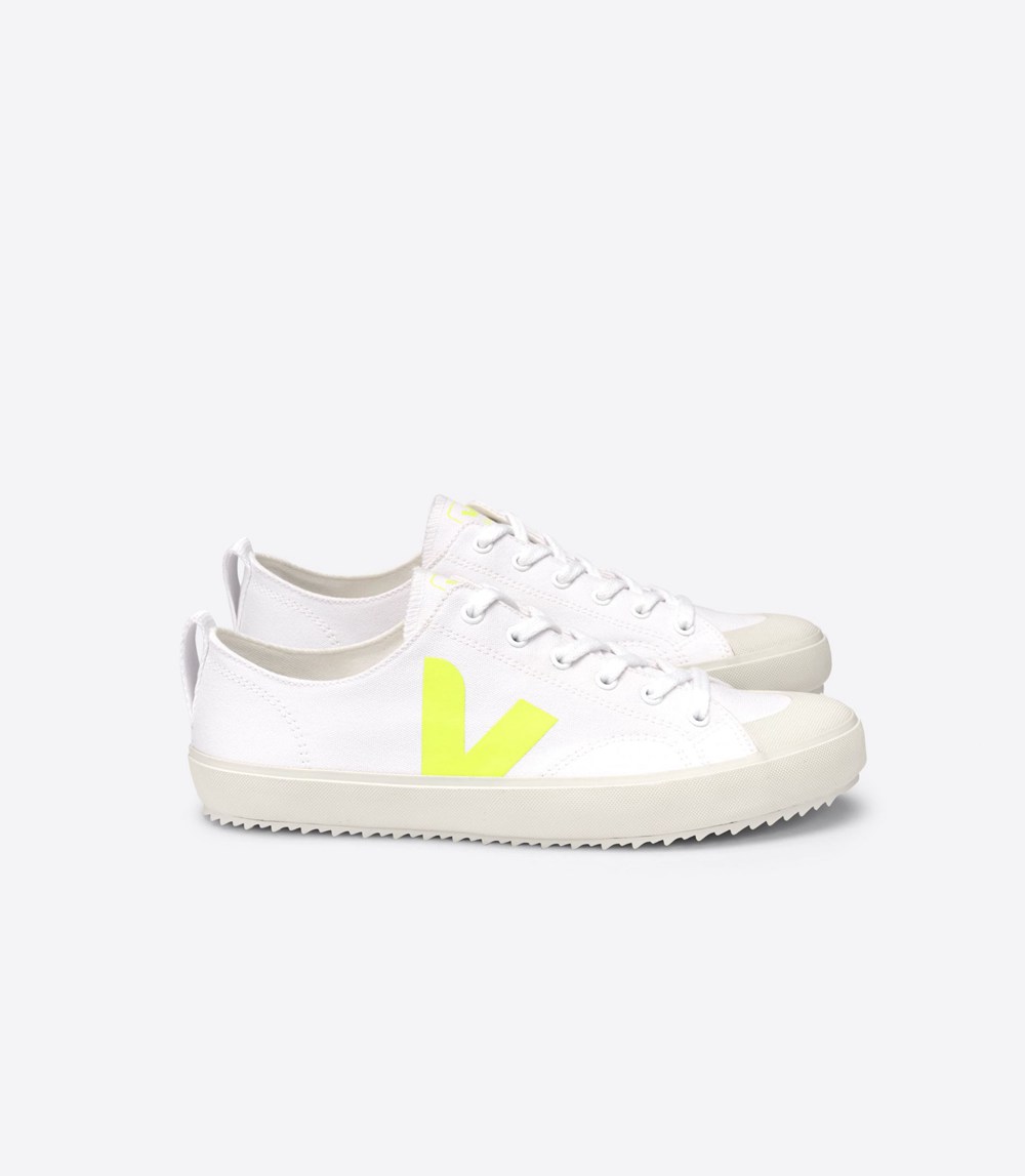 Tenis Veja Hombre - Nova Lona - Blancos - 740WHCFUS